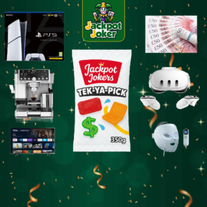 Tek Ya Pick - Choose your prize from an Incredible List Including Cash, PS5, Switch 2 Ninja Coffee Machine, 4K TVs & More