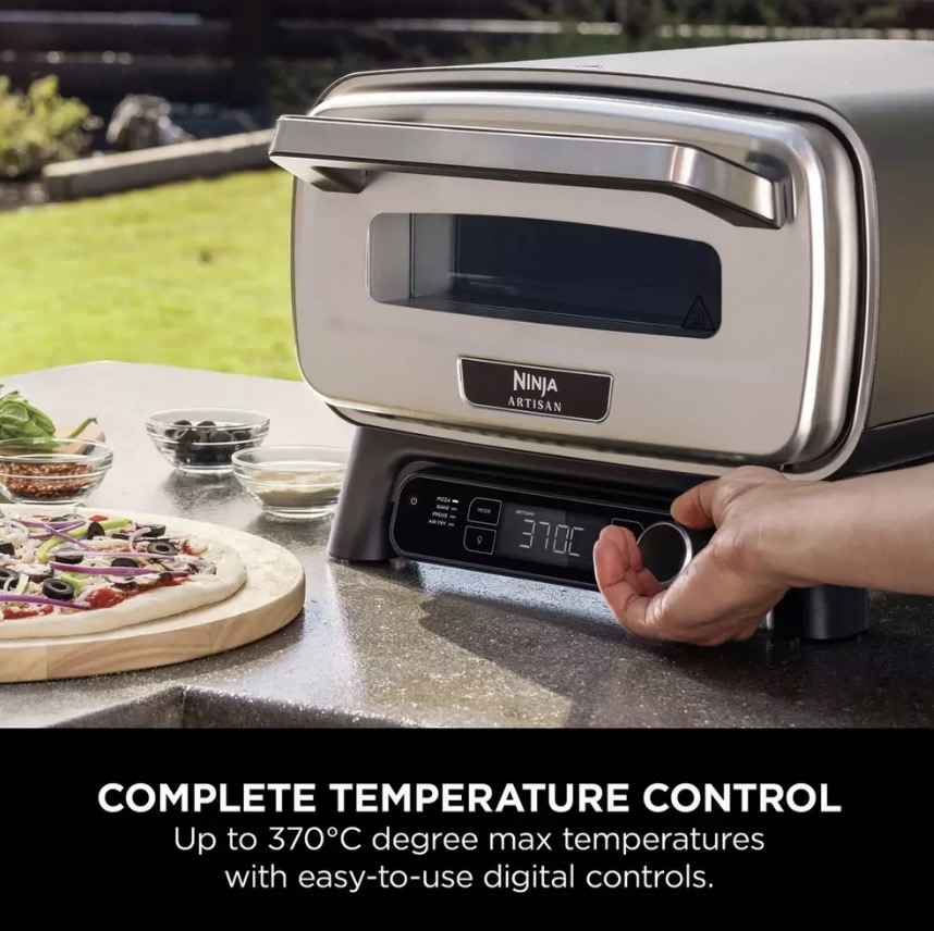 Win a Ninja Artisan Electric Outdoor Pizza Oven & Air Fryer - MO201UKDB - For Only 10p - Image 4