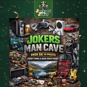 The Jokers Man Cave - £5000 of instant win prizes - Only 11p