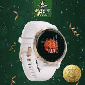 Win a Garmin Venu 2S GPS Smart Watch - Rose Gold / White for only £1