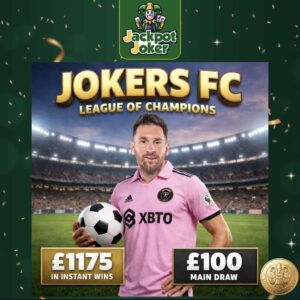 Jokers FC: League of Champions - £1175 in instant wins - £100 Main draw