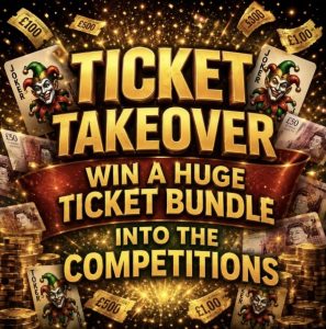 Ticket Takeover - win a huge bundle of tickets for just £2