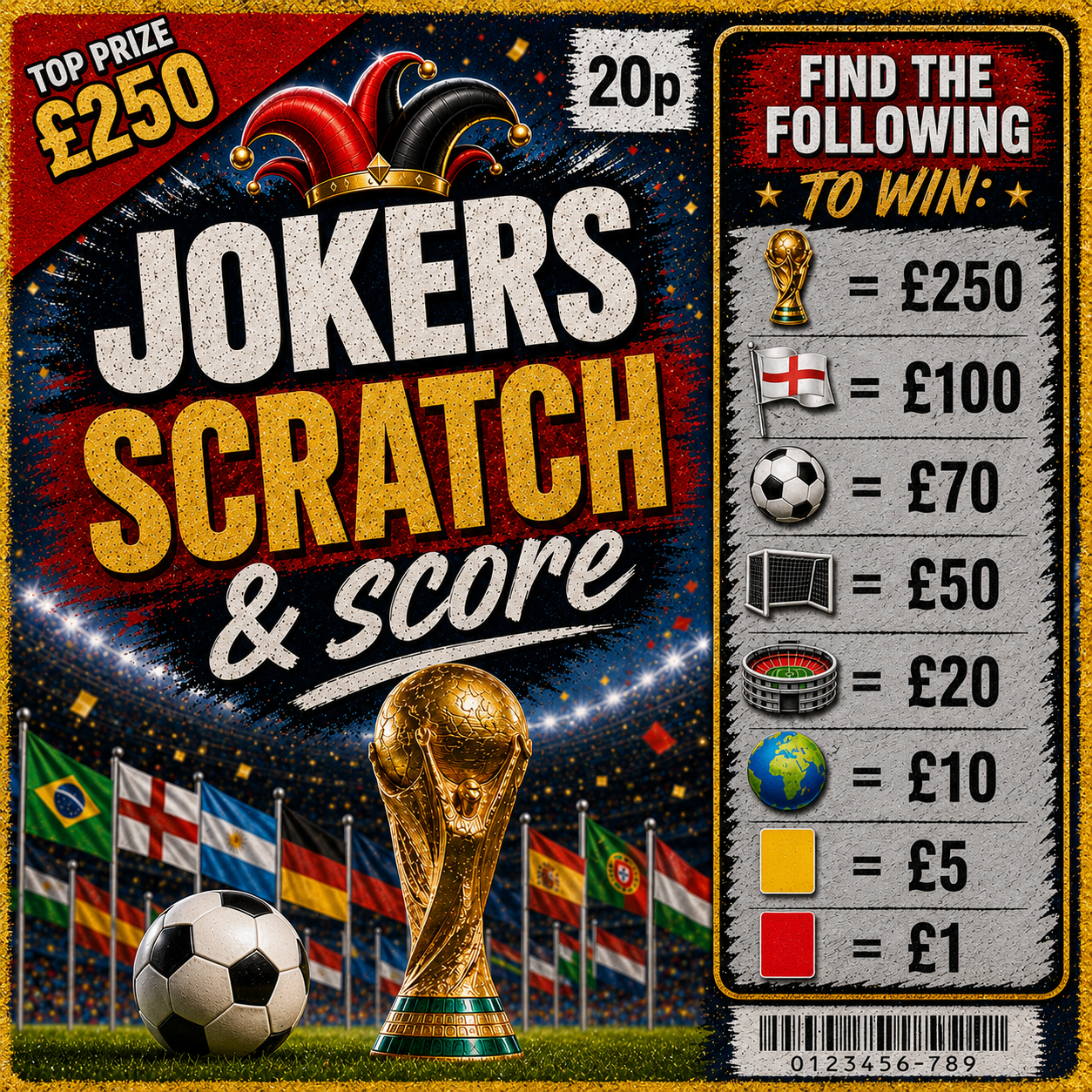 🏆⚽ Jokers Scratch & Score – World Cup Edition ⚽🏆